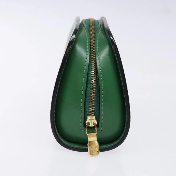 LOUIS VUITTON Epi Dauphine PM Cosmetic Pouch Green M48444 LV Auth sw1427 - Picture 8 of 16